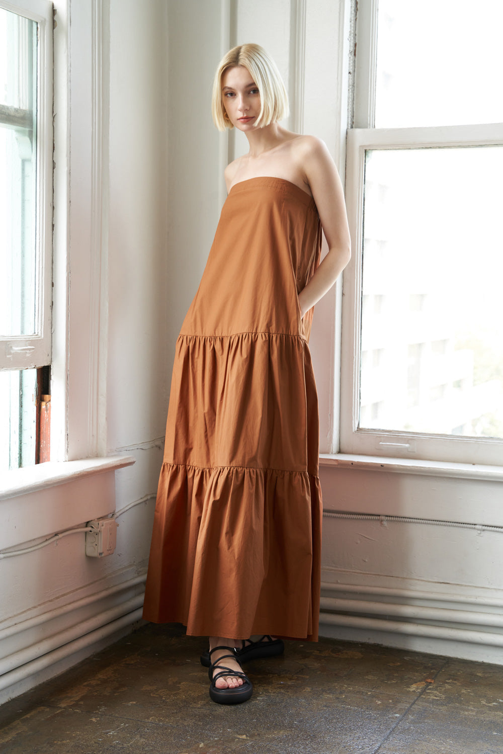 GIRLS JUST WANNA HAVE WOVEN MAXI DRESS Flying Tomato